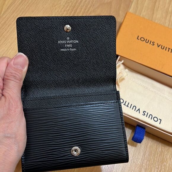 Louis Vuitton Epi Noir Flap cardholder - Picture 4 of 13